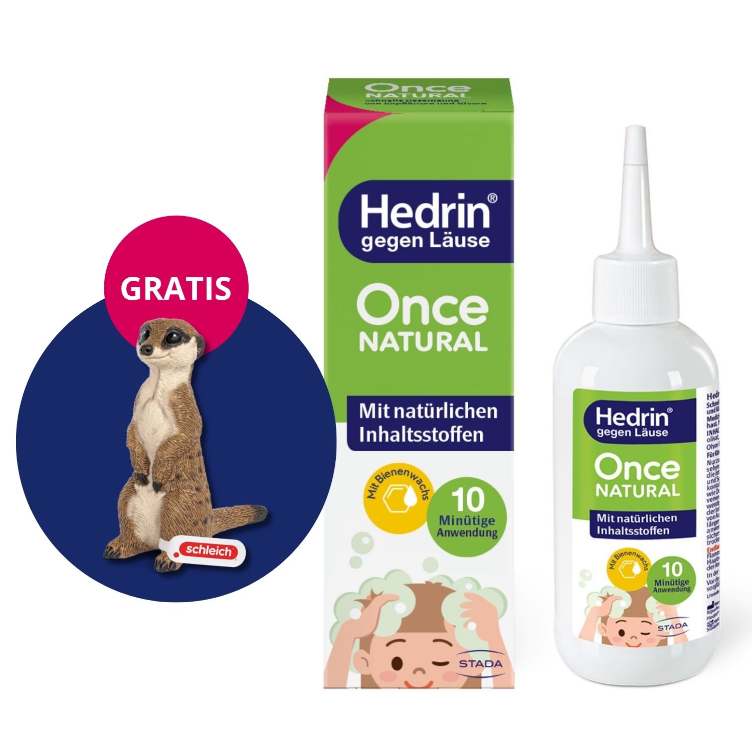 Hedrin Once NATURAL gegen Läuse  100 ml Liquidum