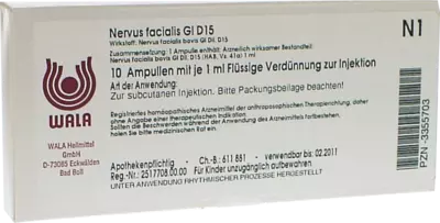 Nervus facialis Gl D15 Ampullen 10X1 ml Ampullen