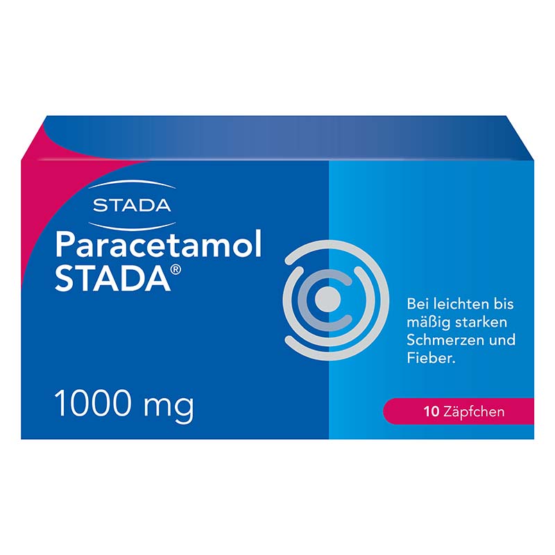 Paracetamol STADA 1000 mg 10 St Suppositorien