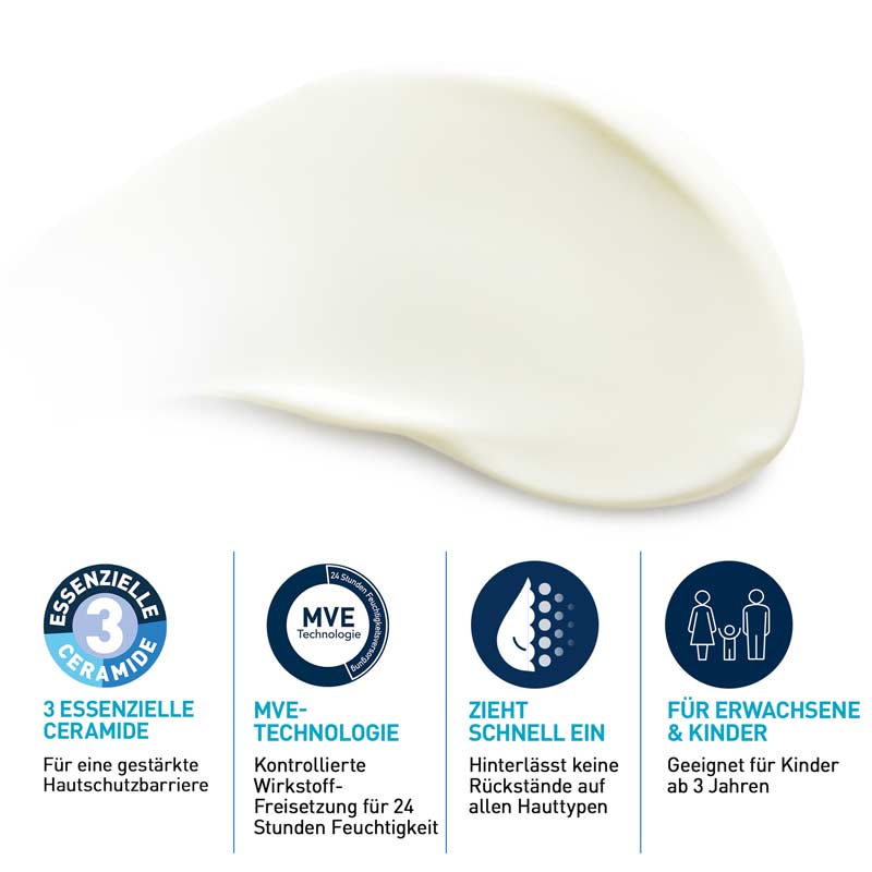 CeraVe Invisible Feuchtigkeitsspendender Sonnenschutz LSF 50+ 177 ml Lotion