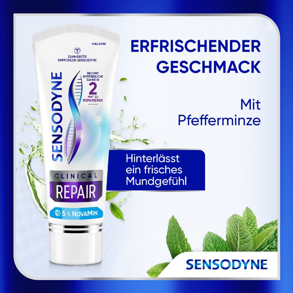SENSODYNE CLINICAL REPAIR 5% NOVAMIN 75 ml Zahnpasta