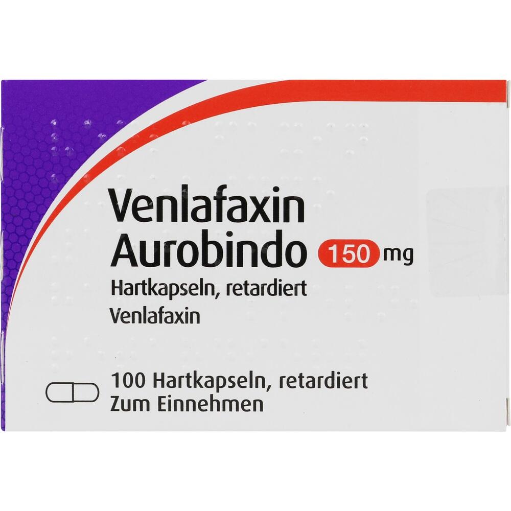 VENLAFAXIN Aurobindo 150 mg Hartkapseln retardiert 100 St Retard-Kapseln