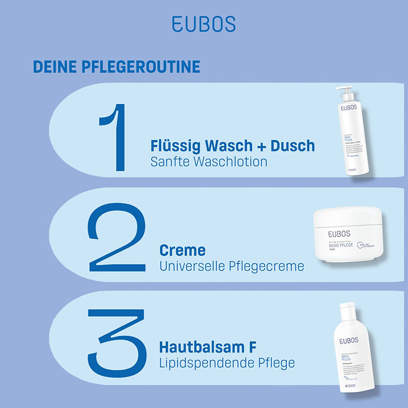EUBOS FLÜSSIG blau mit Dosierpumpe unparfümiert 400 ml Flüssigkeit