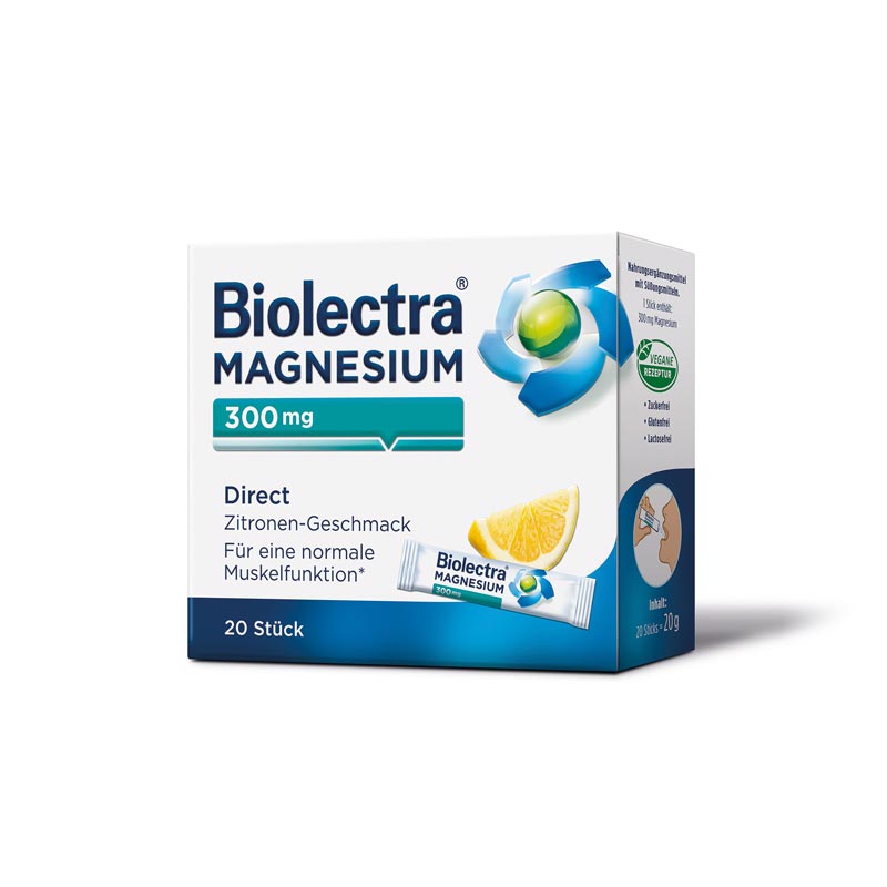 Biolectra MAGNESIUM 300mg Direct 20 St Pellets