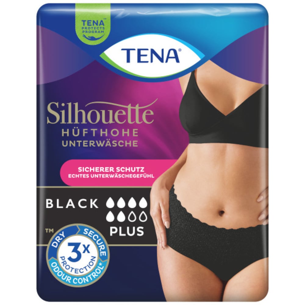 TENA Silhouette PLUS BLACK L 2X10 St