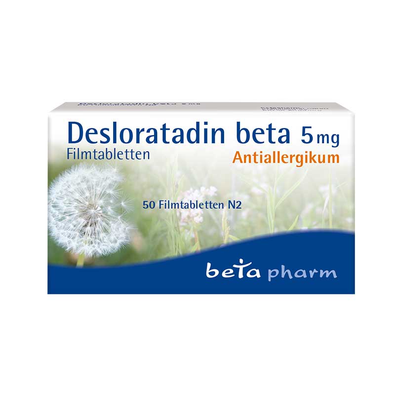 Desloratadin beta 5 mg  50 St Filmtabletten