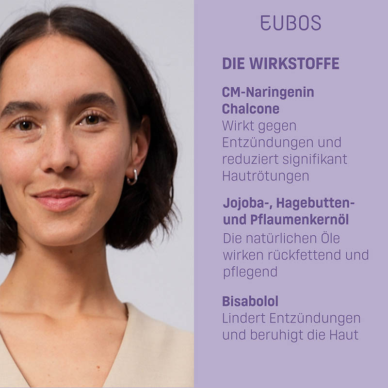 EUBOS KÜHL & KLAR Anti-Rötung Reinigungsmilch 150 ml Milch