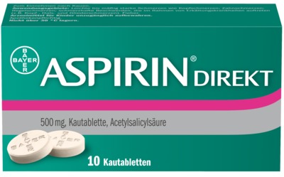ASPIRIN DIREKT 10 St Kautabletten