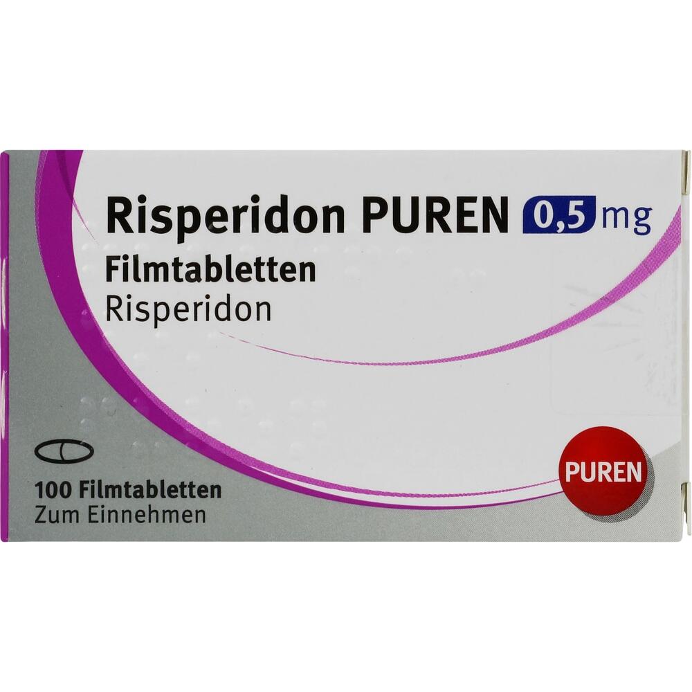 Risperidon PUREN 0,5mg 100 St Filmtabletten