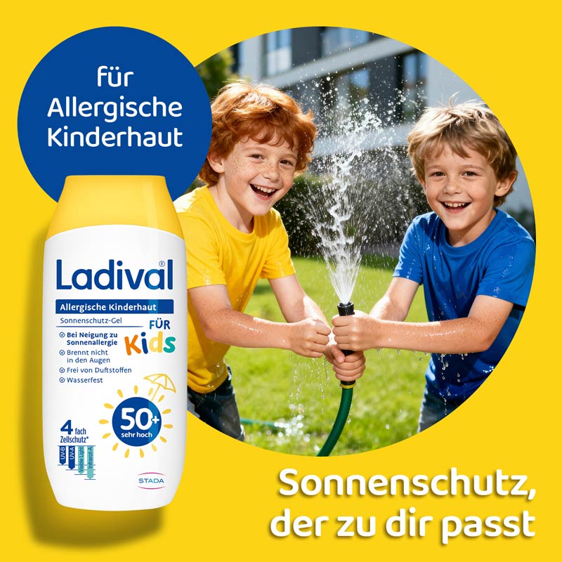 Ladival Allergische Kinderhaut Sonnenschutz-Gel für Kids LSF 50+ 200 ml Gel