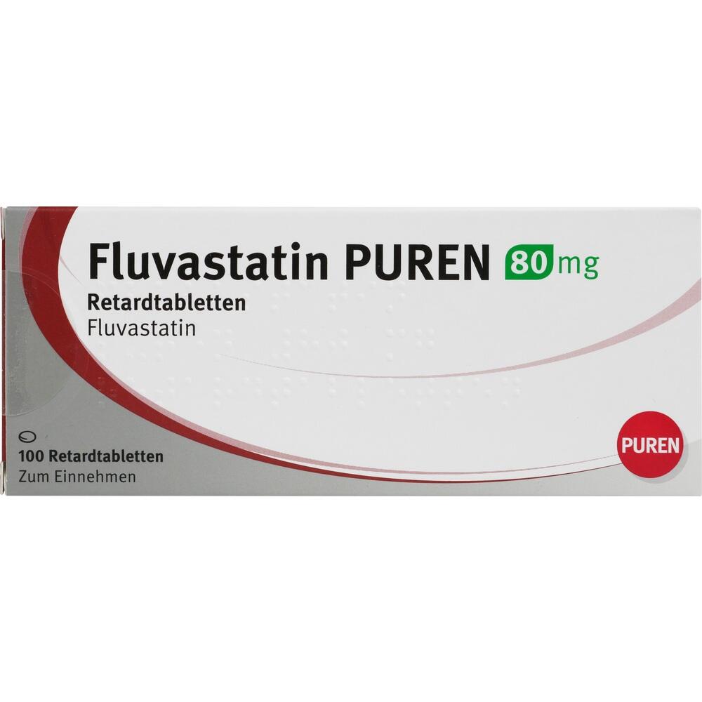 Fluvastatin PUREN 80mg 100 St Retard-Tabletten
