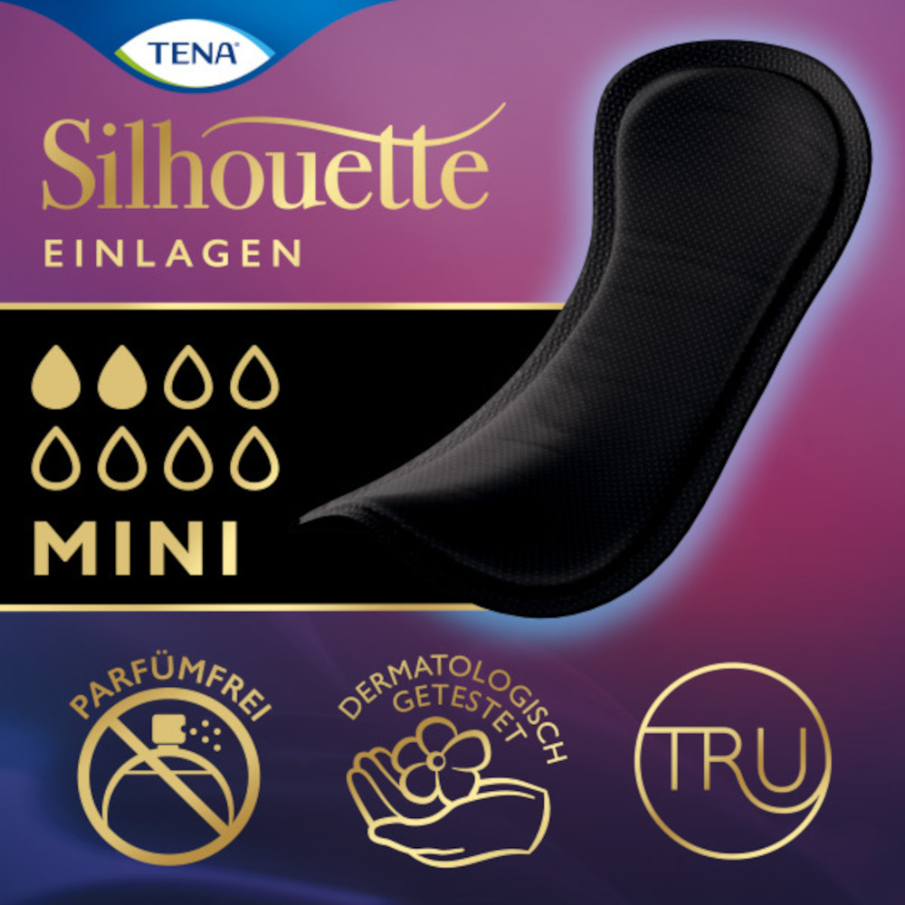 TENA Silhouette NOIR EINLAGEN MINI 6X18 St