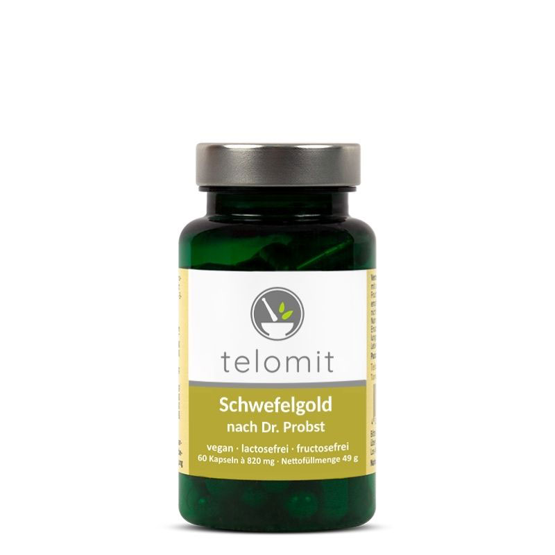 telomit Schwefelgold nach Dr. Probst 60 St Kapseln