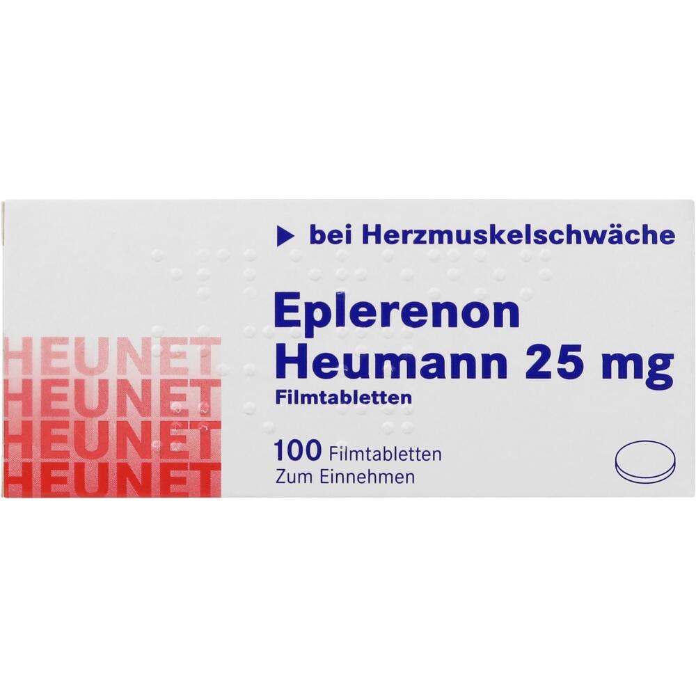 EPLERENON Heumann 25 mg Filmtabletten Heunet 100 St Filmtabletten