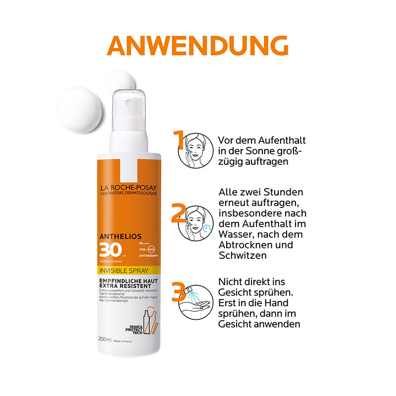 LA ROCHE-POSAY Anthelios Invisible Spray LSF 30 200 ml Spray