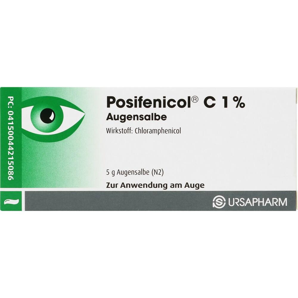 Posifenicol C 1% 5 g Augensalbe