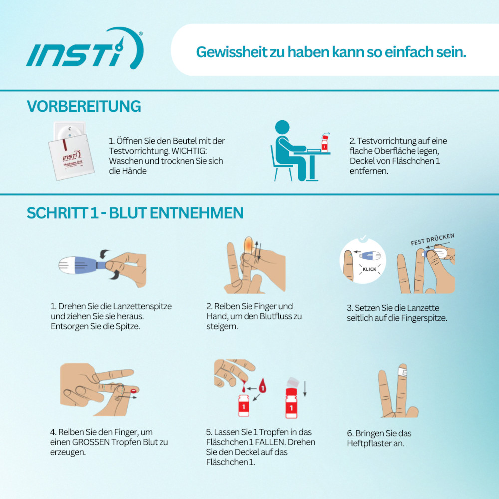 Hiv-Selbsttest Insti 1 St Test