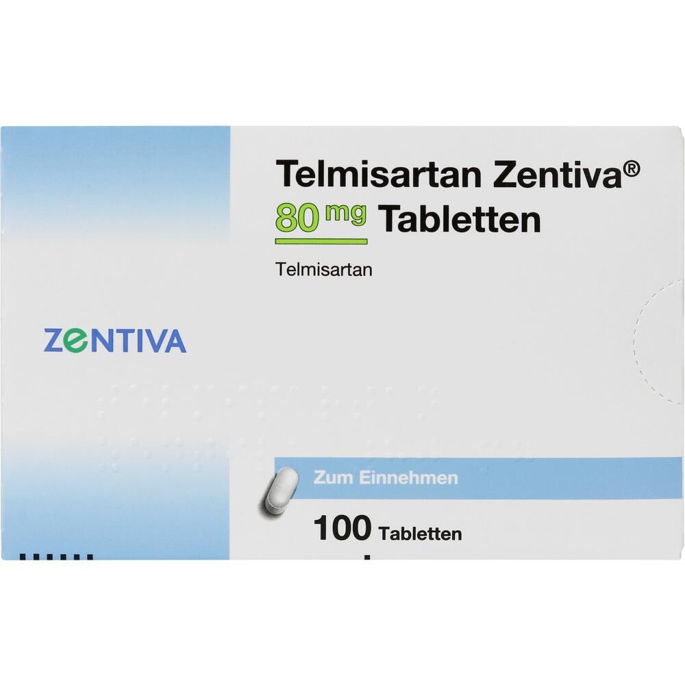 Telmisartan Zentiva 80mg 100 St Tabletten