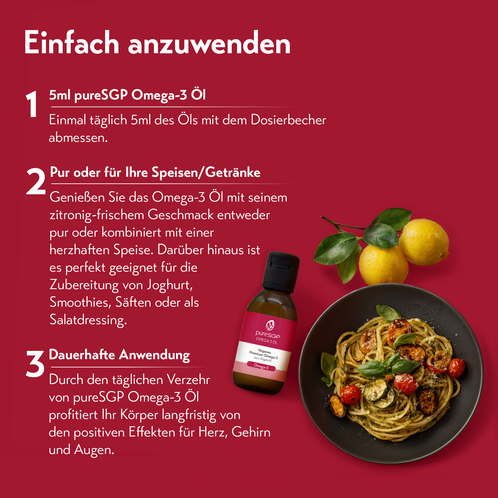 pureSGP OMEGA-3 ÖL 100 ml Tropfen