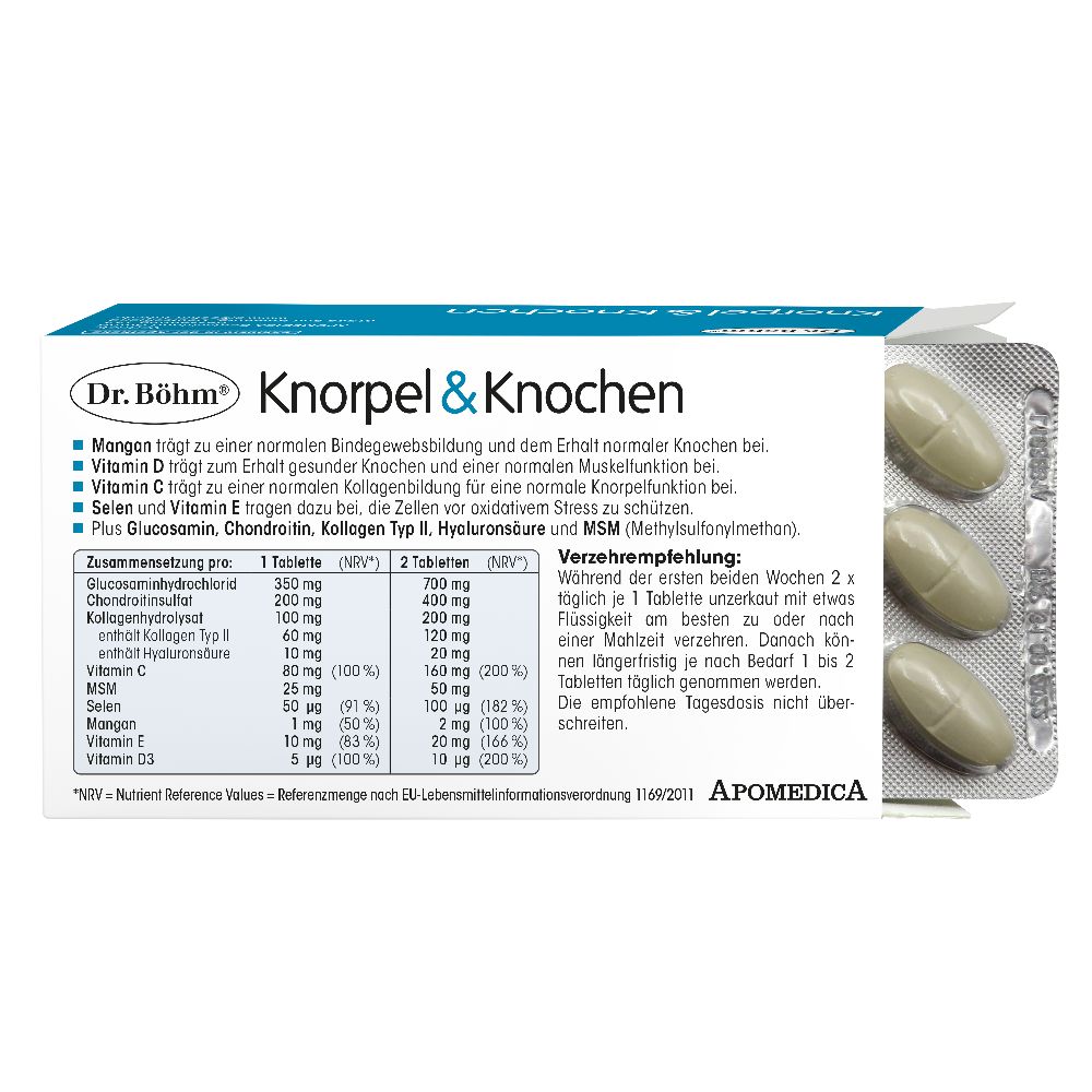 Dr. Böhm Knorpel & Knochen 60 St Tabletten