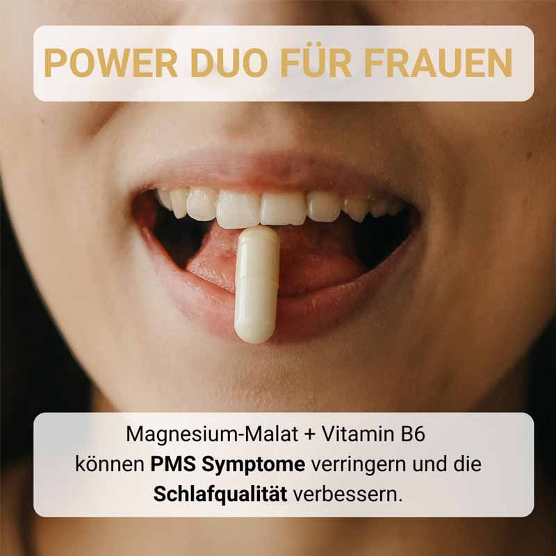 SwissOvit Magnesium Malat + Vitamin B6 30 St Kapseln