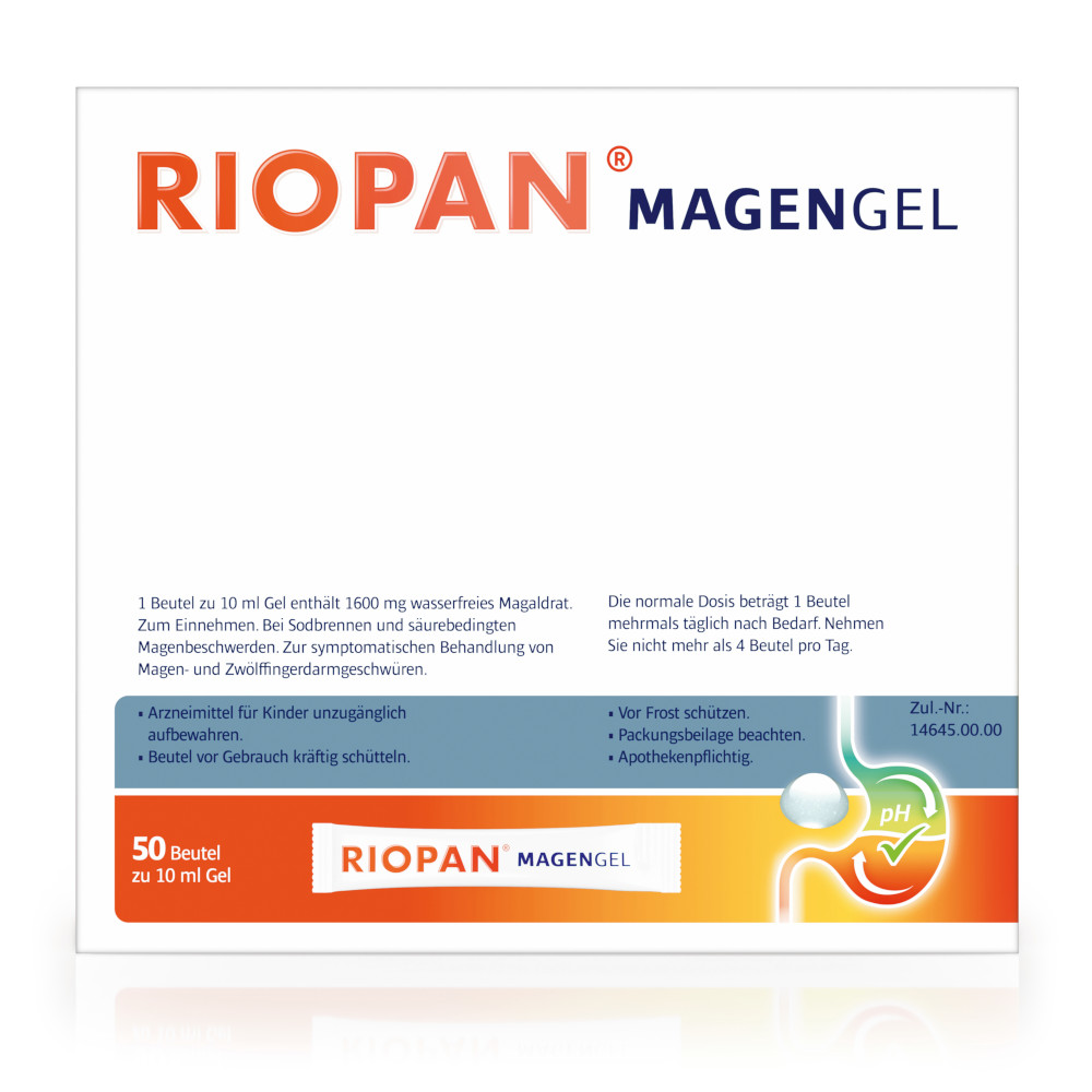 RIOPAN MAGENGEL - Bei Sodbrennen 50X10 ml Gel