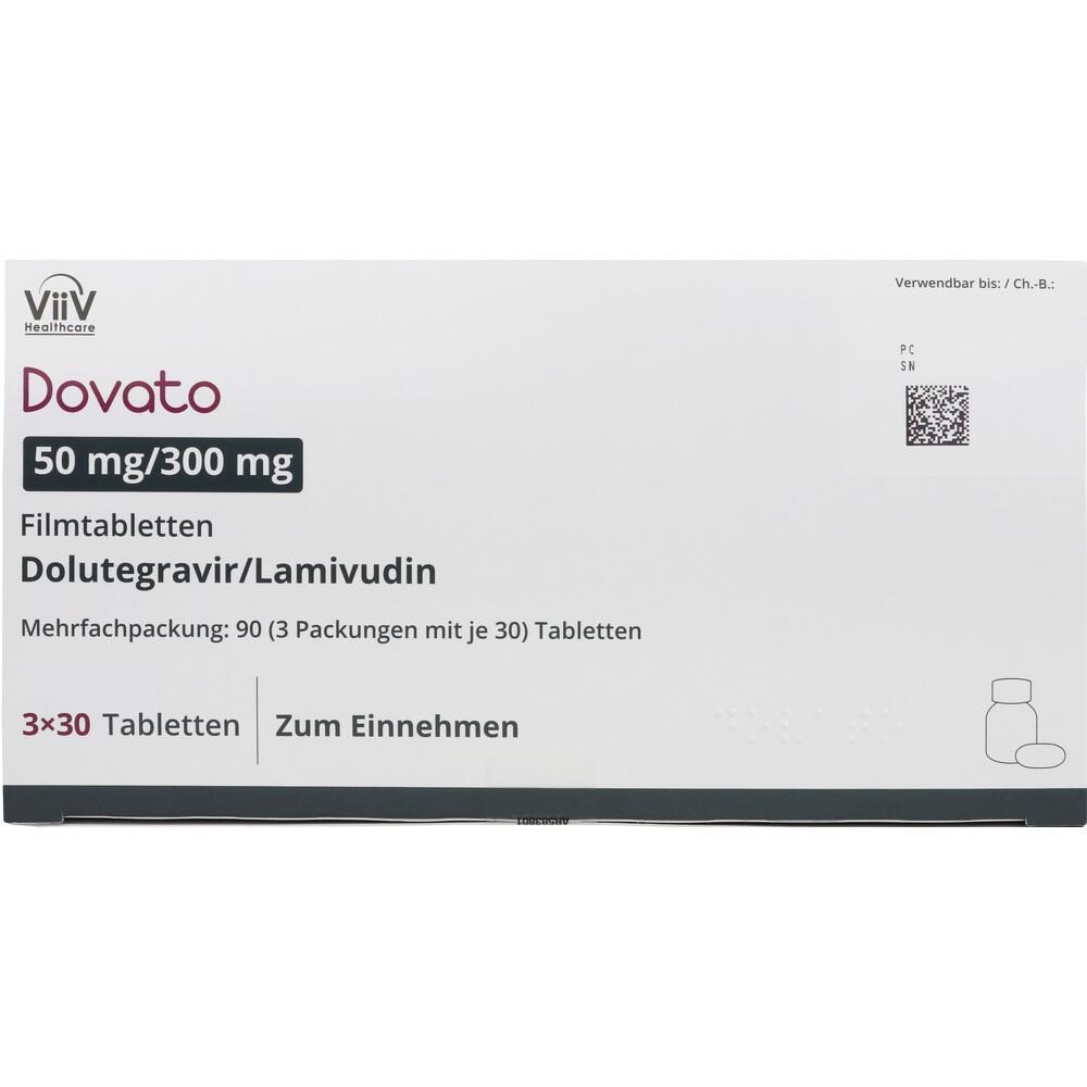 Dovato 50 mg/300 mg 3X30 St Filmtabletten