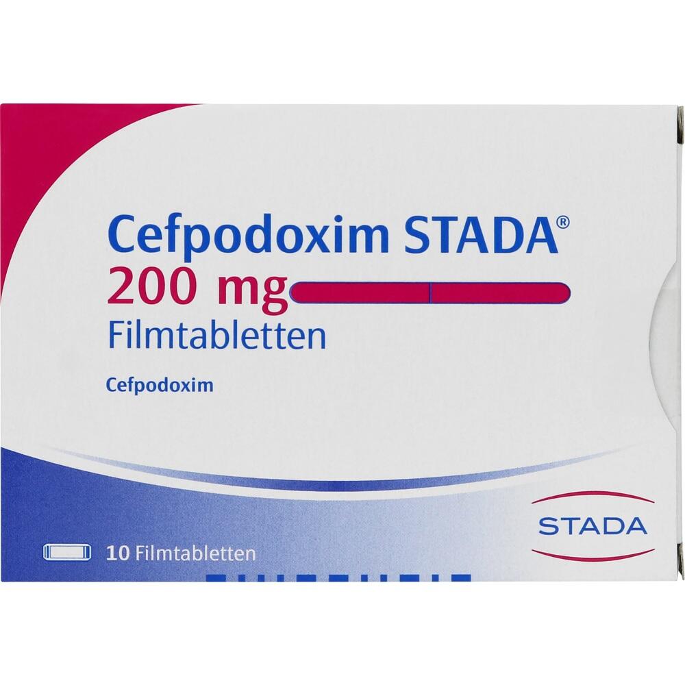 Cefpodoxim STADA 200mg 10 St Filmtabletten