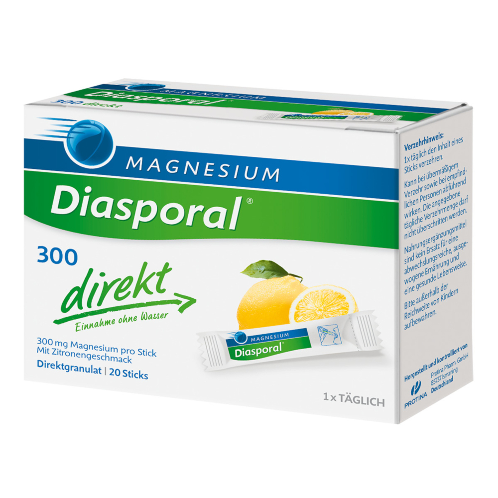 MAGNESIUM Diasporal 300 direkt Granulat 20 St Granulat