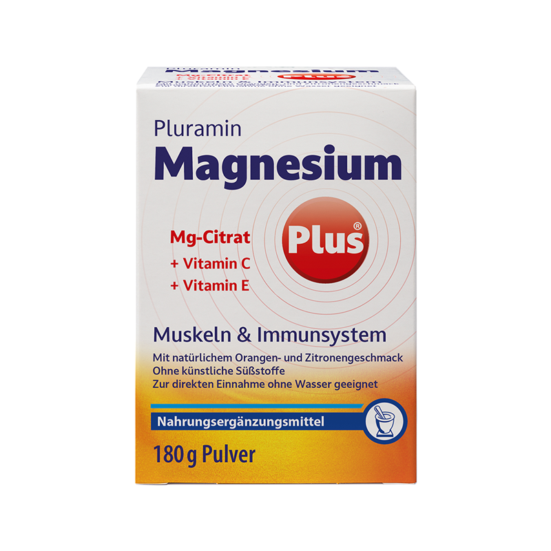 Pluramin Magnesium Plus Muskeln & Immunsystem 180 g Pulver
