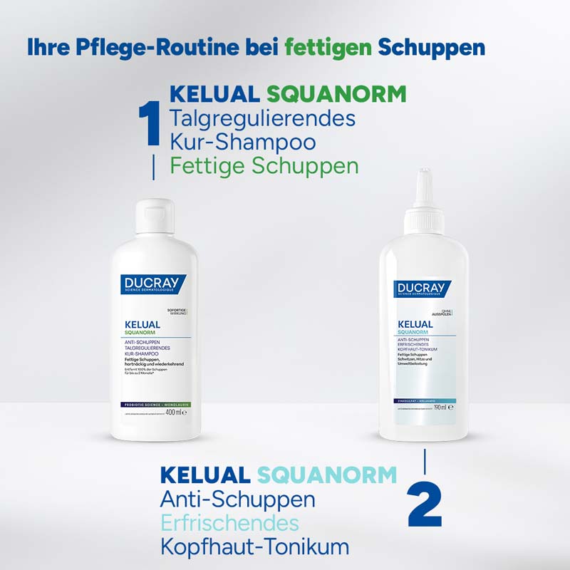 DUCRAY KELUAL SQUANORM ANTI-SCHUPPEN TALGREGULIERENDES KUR-SHAMPOO 400 ml Shampoo