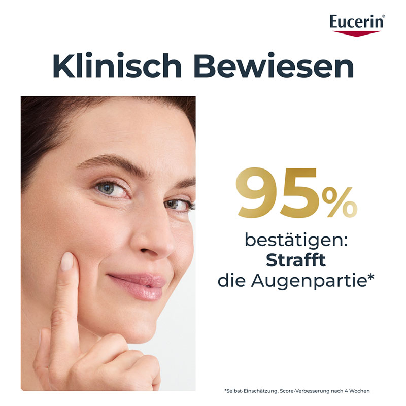 Eucerin HYALURON FILLER + ELASTICITY Augenpflege LSF 20 15 ml Augencreme