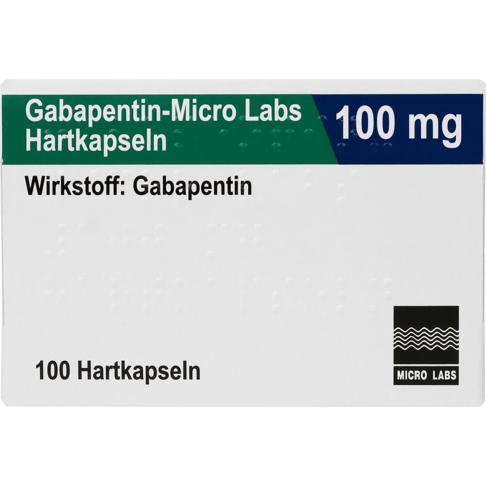Gabapentin-Micro Labs 100mg 100 St Hartkapseln