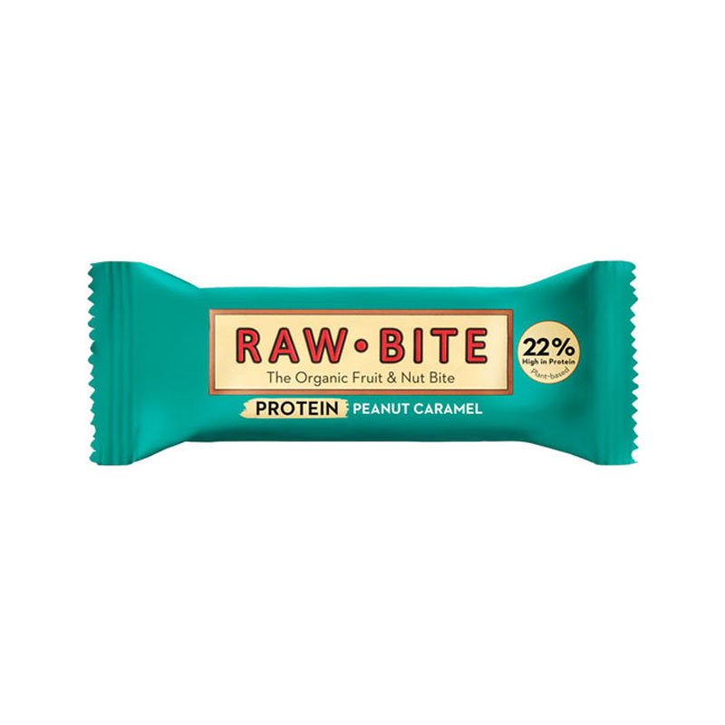 RAW BITE PROTEIN PEANUT CARAMEL 45 g