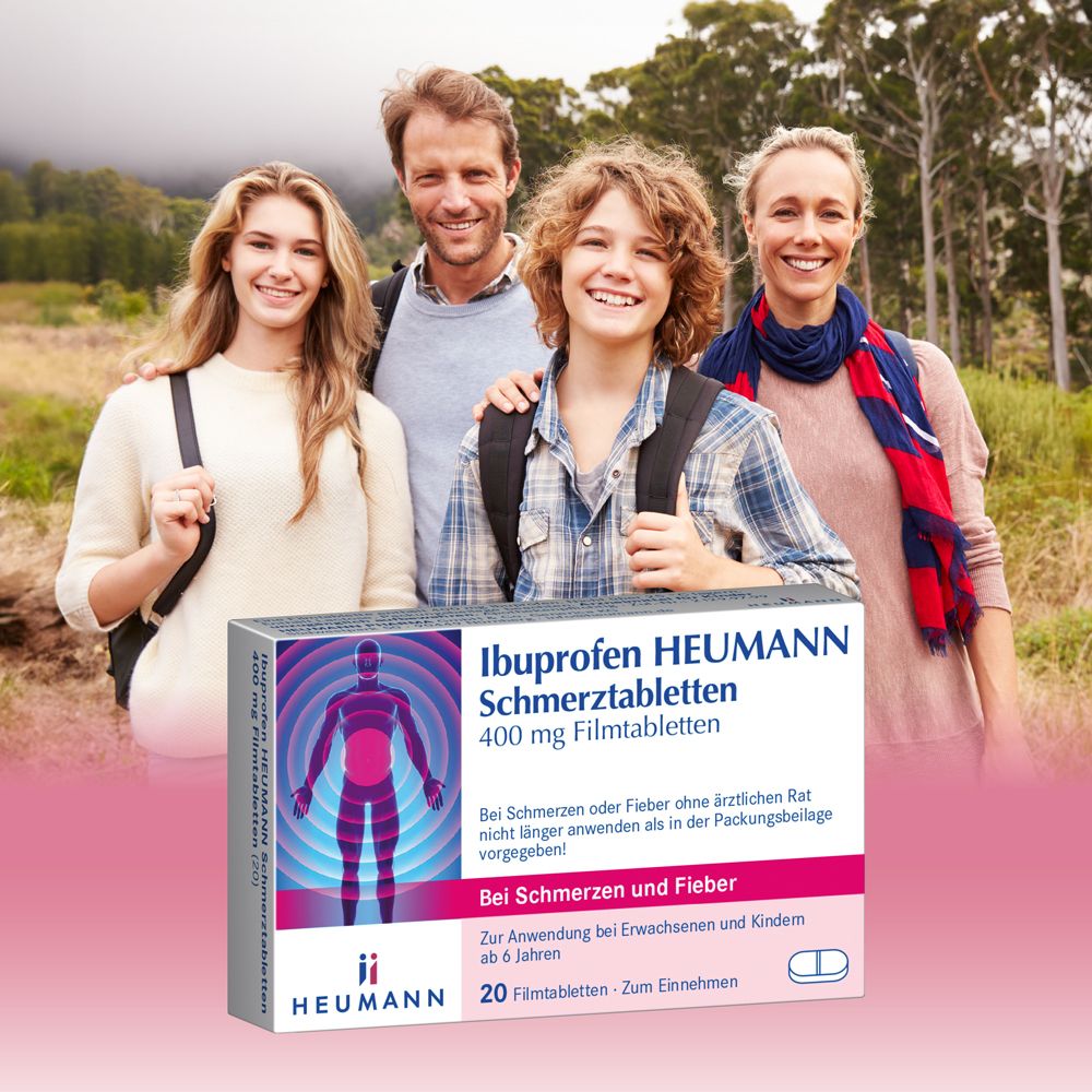 Ibuprofen HEUMANN Schmerztabletten 400mg 30 St Filmtabletten