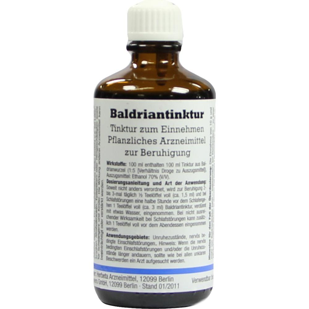 BALDRIANTINKTUR Herbeta DAB 8 100 ml Tinktur