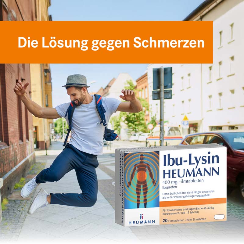 Ibu-Lysin HEUMANN 400 mg 20 St Filmtabletten