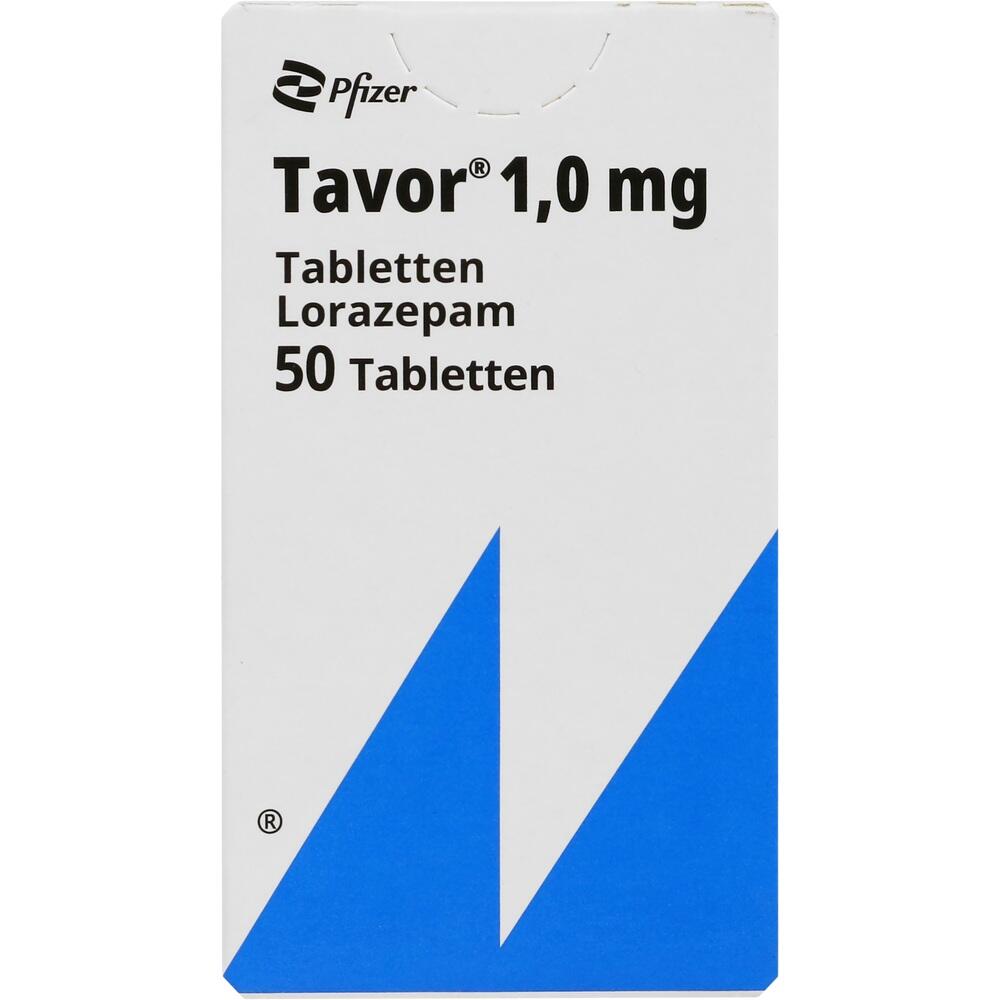 Tavor 1,0mg 50 St Tabletten