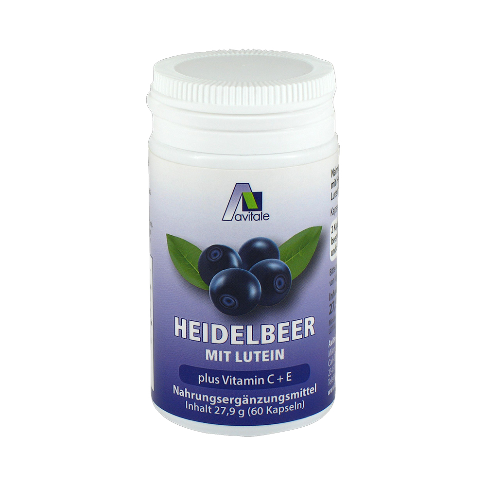 Avitale HEIDELBEER KAPSELN+Lutein+C+E 60 St Kapseln