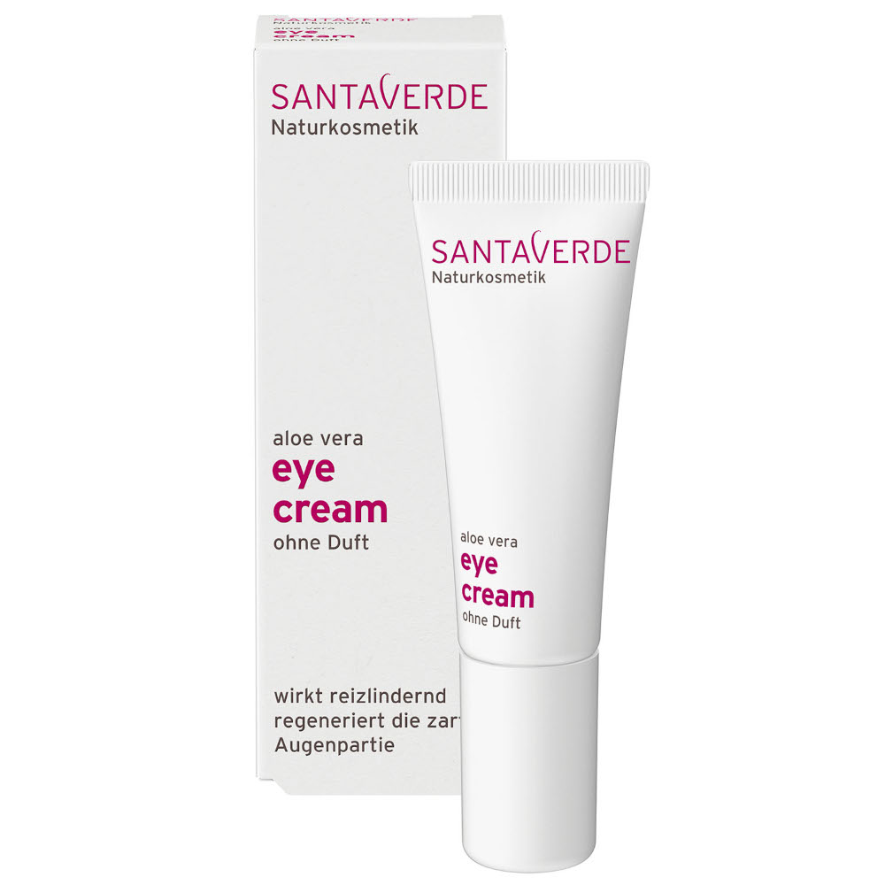 SANTA VERDE eye cream aloe vera ohne Duft 10 ml Creme