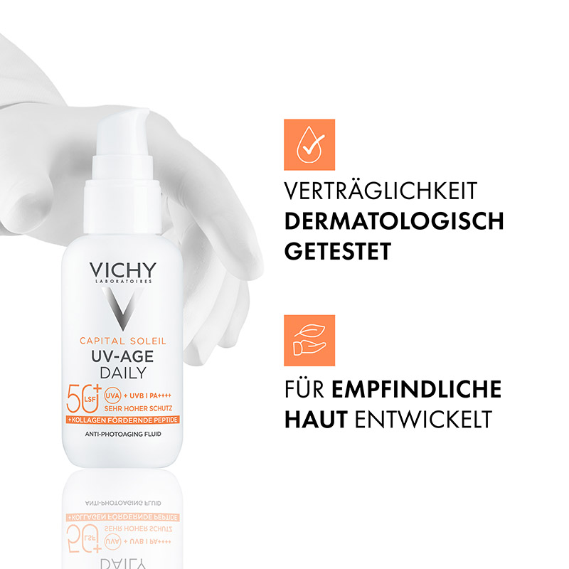 VICHY CAPITAL SOLEIL UV-AGE DAILY LSF 50+ 40 ml Flüssigkeit
