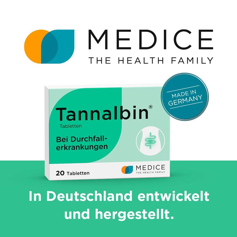 Tannalbin bei Durchfallerkrankungen 20 St Tabletten