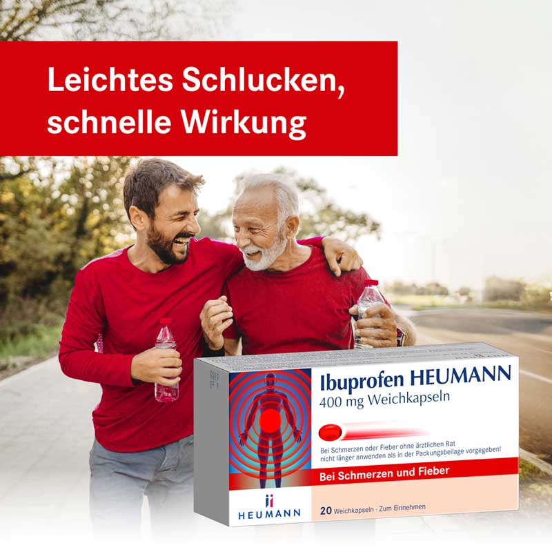Ibuprofen HEUMANN 400 mg 20 St Weichkapseln