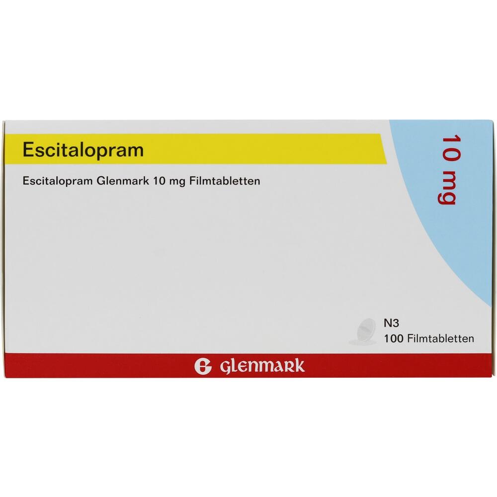 Escitalopram Glenmark 10 mg 100 St Filmtabletten