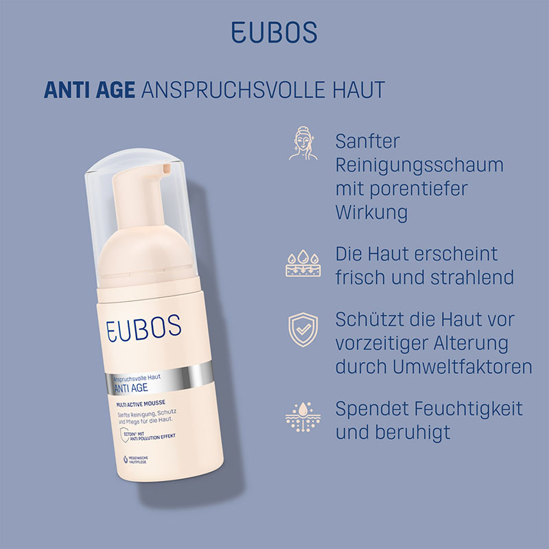 EUBOS Anspruchsvolle Haut ANTI AGE MULTI ACTIVE MOUSSE 100 ml Schaum