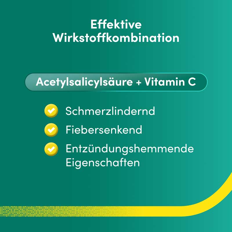 Aspirin plus C Forte 800mg/480mg 10 St Brausetabletten
