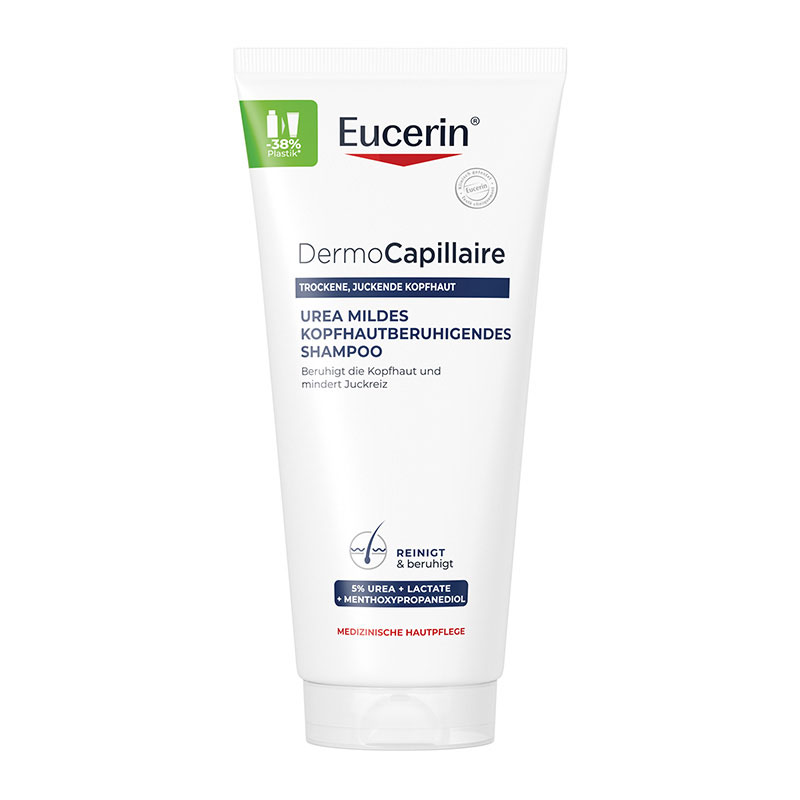 Eucerin DernoCapillaire UREA MILDES KOPFHAUTBERUHIGENDES SHAMPOO + 20% Rabatt* 200 ml Shampoo
