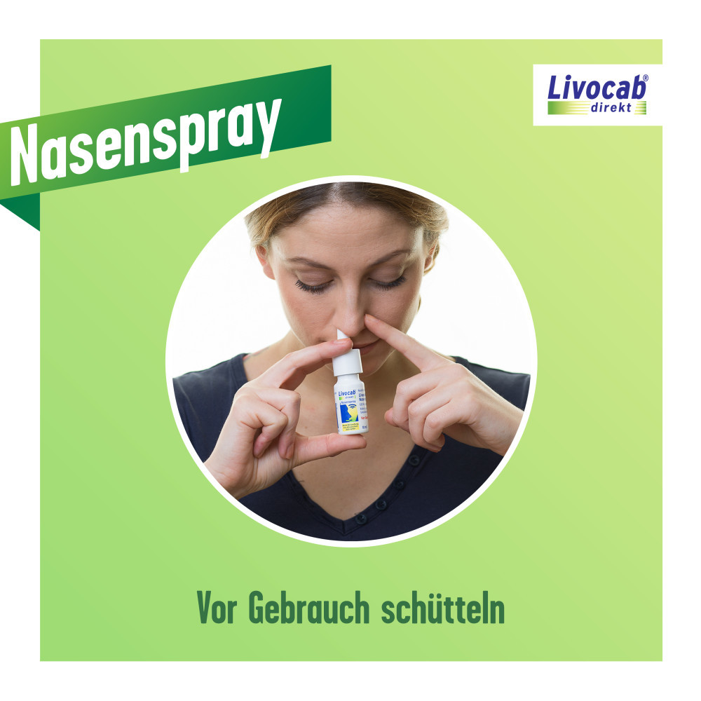 Livocab direkt Nasenspray bei Heuschnupfen und anderen Allergien