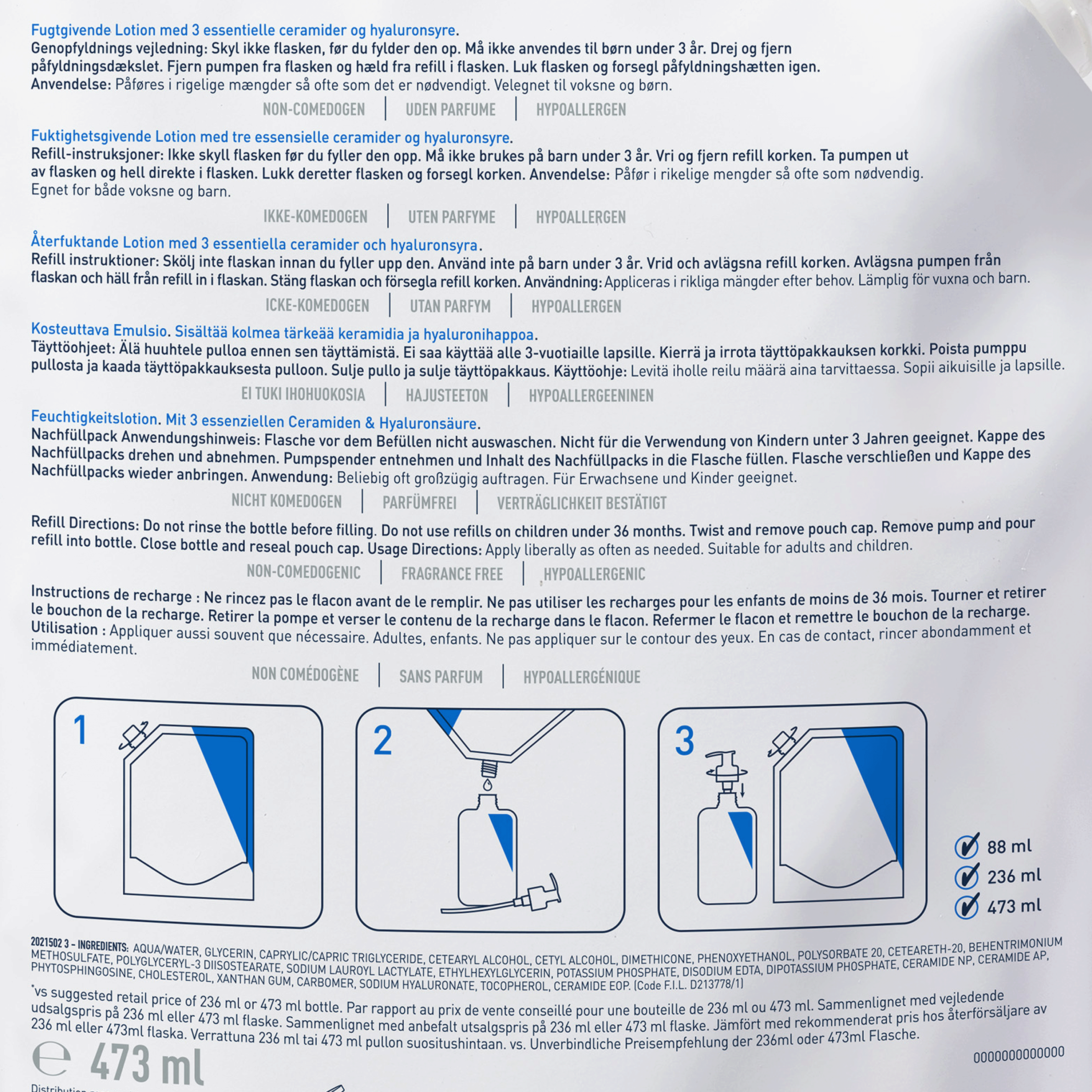 CeraVe Feuchtigkeitslotion NF 473 ml Lotion