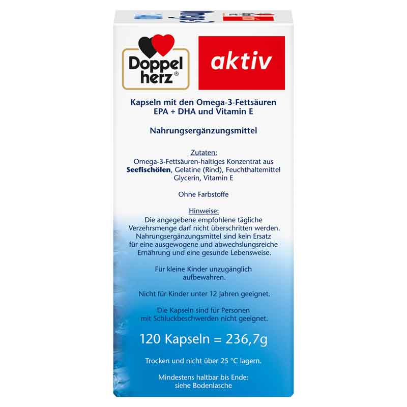 Doppelherz aktiv Omega-3 1400  120 St Kapseln